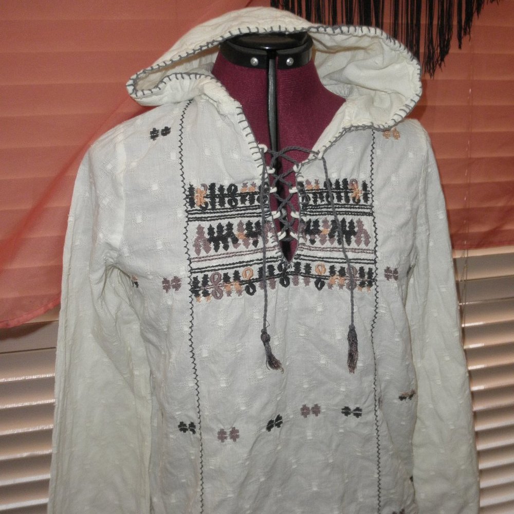 Free People Boho lightweight Hoodie size Medium